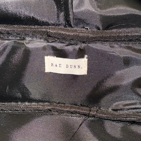 NWT Rae Dunn GRWM Get Ready With Me Cosmetic Makeup Bag Case Blue/Yellow Zipper - Picture 12 of 13